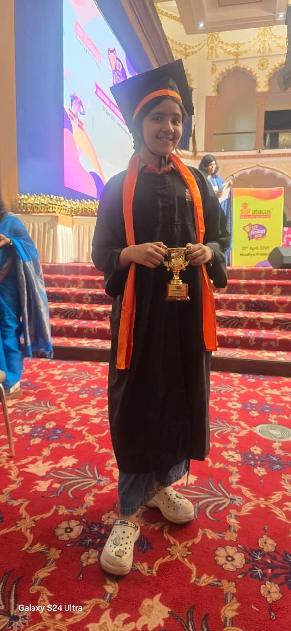 KAASHVI GADIYA- GRADUATION IN ABACUS
