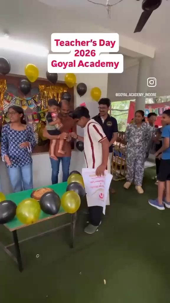 TEACHER'S DAY AT GOYAL ACADEMY